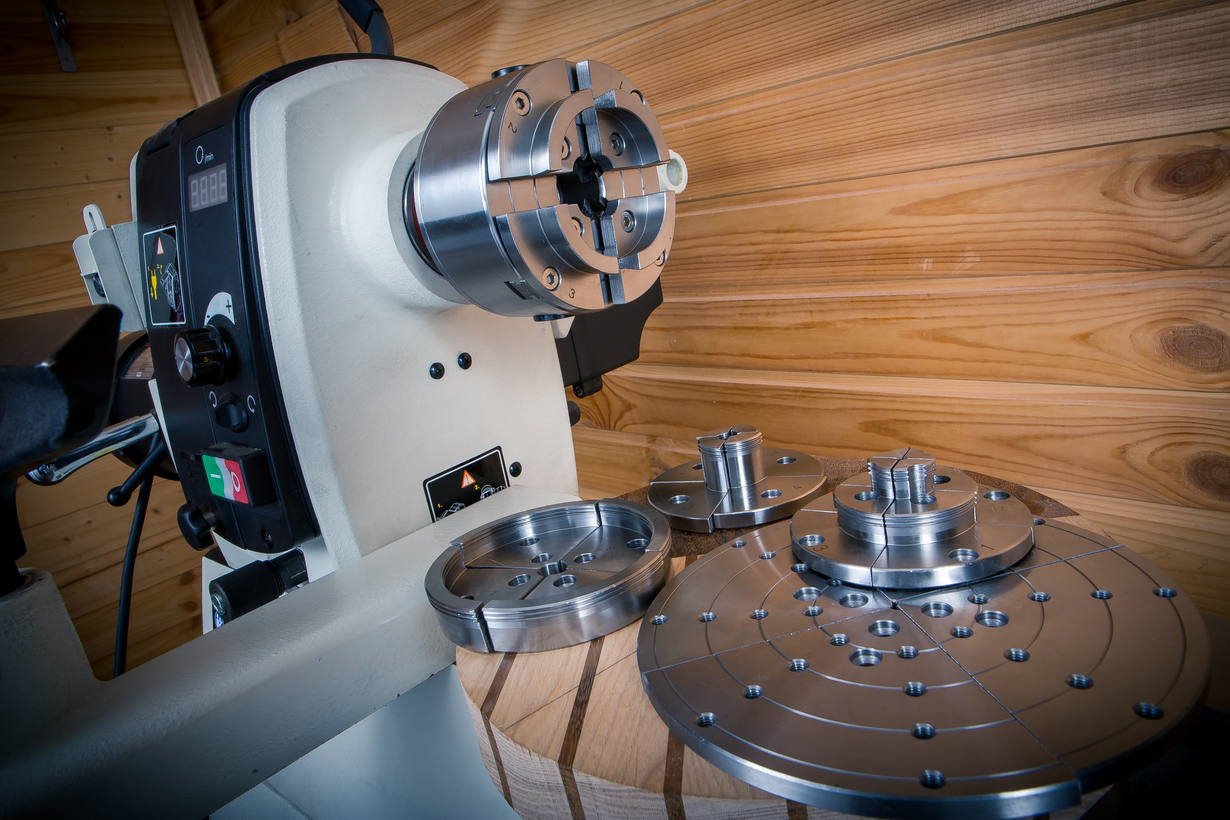 CK-4.5Z/S1 114 мм 4-х кулачковый токарный патрон по дереву в наборе (JET Дисконт) - (Демозал Москва)