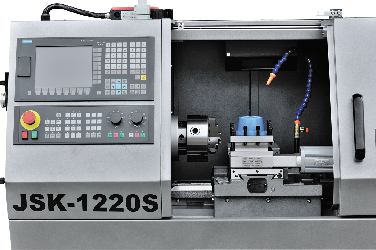 JET JSK-1220S CNC (Siemens, ручн. патрон, 4-х поз. резцедержка)